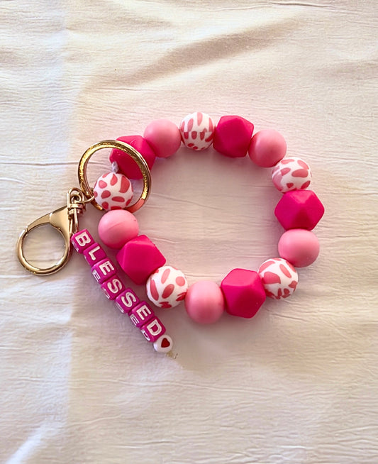 Blessed Beaded Keychain