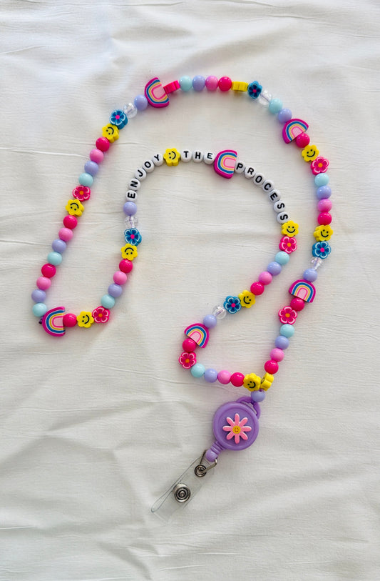 Enjoy The Process Lanyard