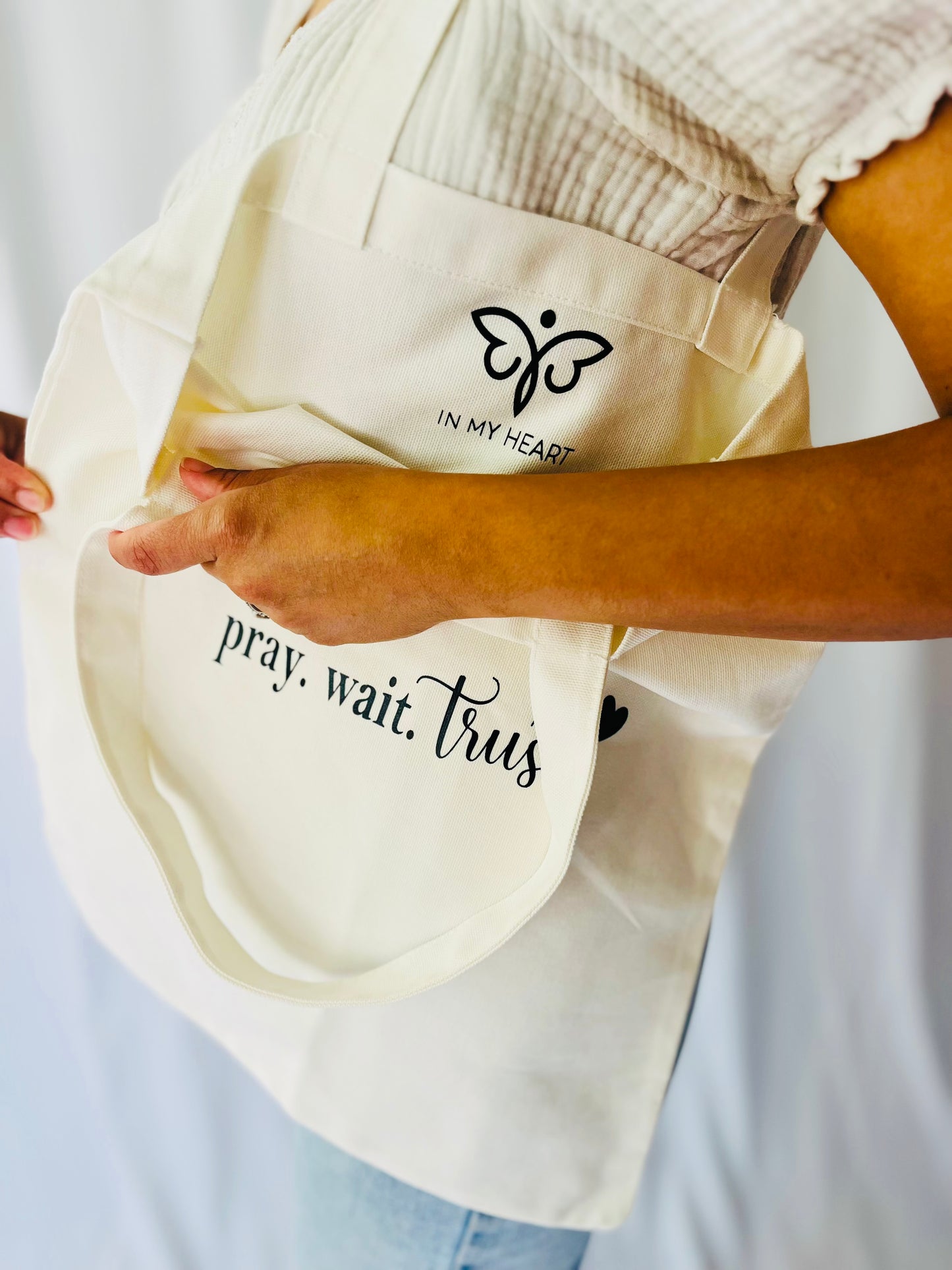 Beige Tote Bag